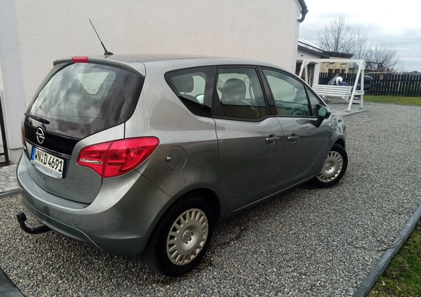 Opel Meriva cena 24900 przebieg: 122000, rok produkcji 2012 z Tarnobrzeg małe 154
